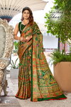Shanti By Kashvi Bright Moss Foil Sarees Wholesalers In Delhi